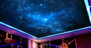 Натяжной потолок звездное небо Одинцово, цена от 5261 руб.
